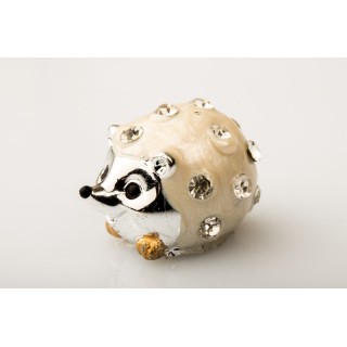 Riccio 3cm bianco con strass | CarinCasa