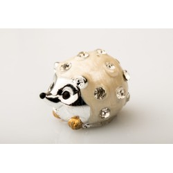 Riccio bianco con strass