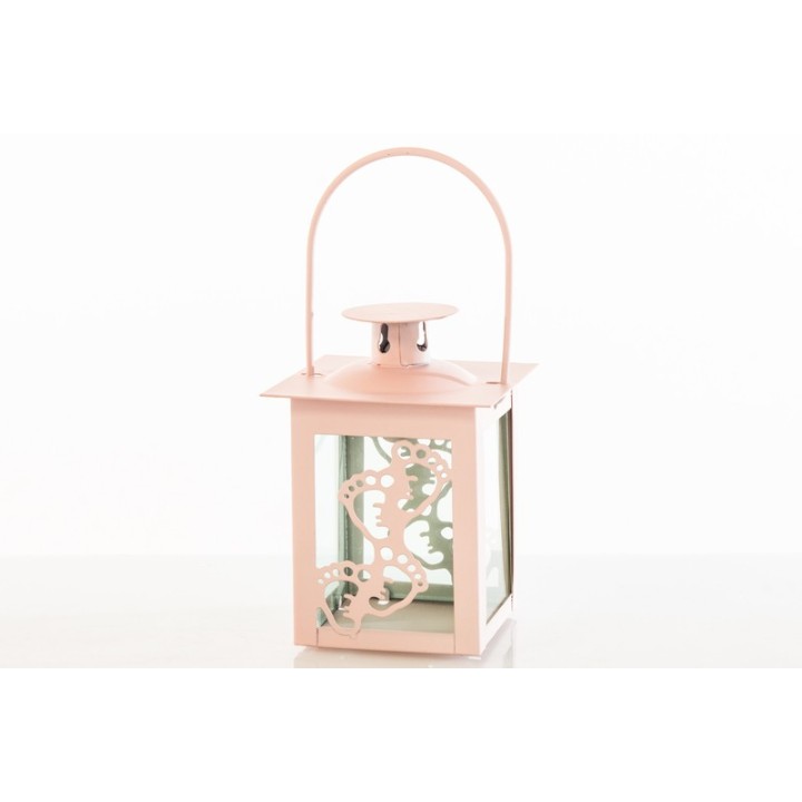 Lanterna con piedini rosa