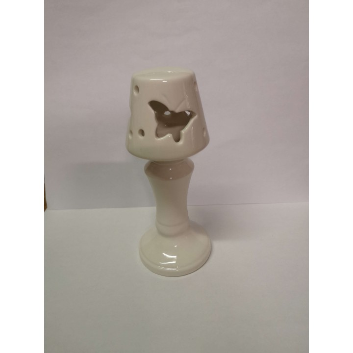 Lampd. a con farfalle e led inporc. 6,3x6,3x15,1 cm. |…