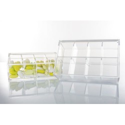 Scatola 8 vani in plexiglass