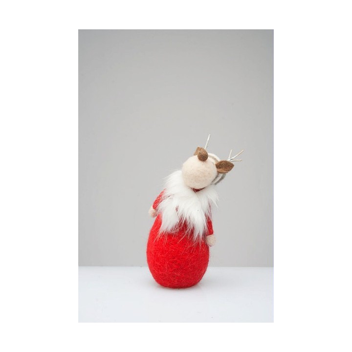 Renna con barba bianca christmas | CarinCasa