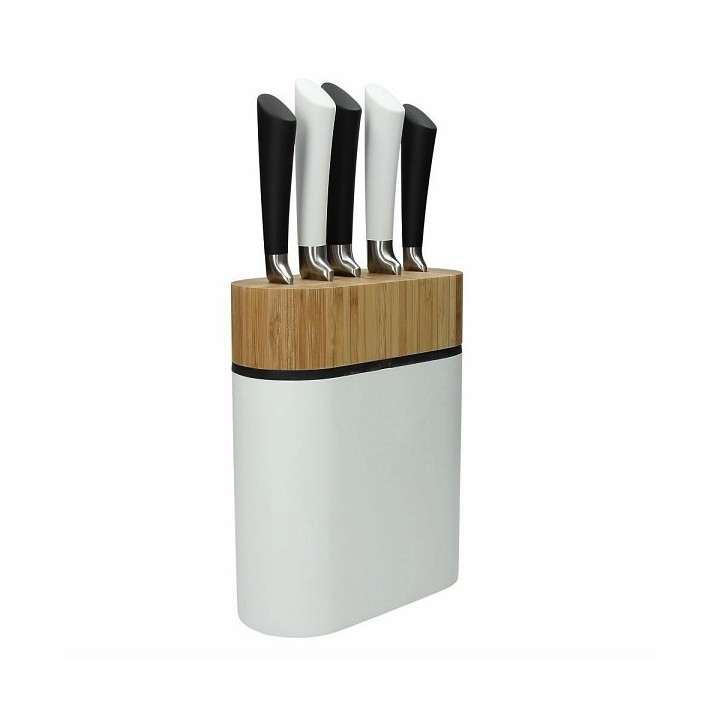 Ceppo coltelli Richmond Starbamboo bianco