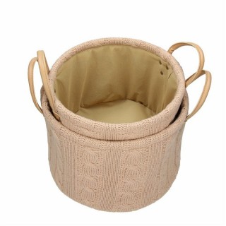 Set 2 cesti rotondo con manici home dec. aberdeen |…