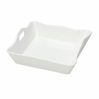 Stampo con manici cm 16x16 kalika bianco | CarinCasa