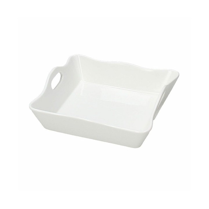 Stampo con manici cm 16x16 kalika bianco | CarinCasa