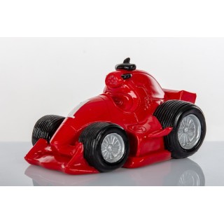 Salvadanaio f1 rosso 13x9x7 cm | CarinCasa