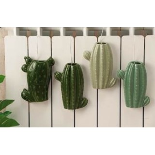 Umidificatore per termosifone in ceramica a forma di cactus