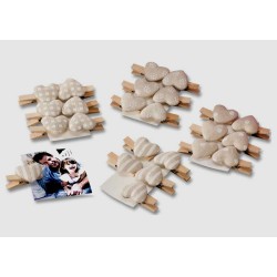 S/6 mollettine cuori a4d cm3,5x2,5