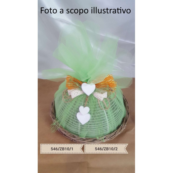 Cesto rete base+coperchio medio | CarinCasa