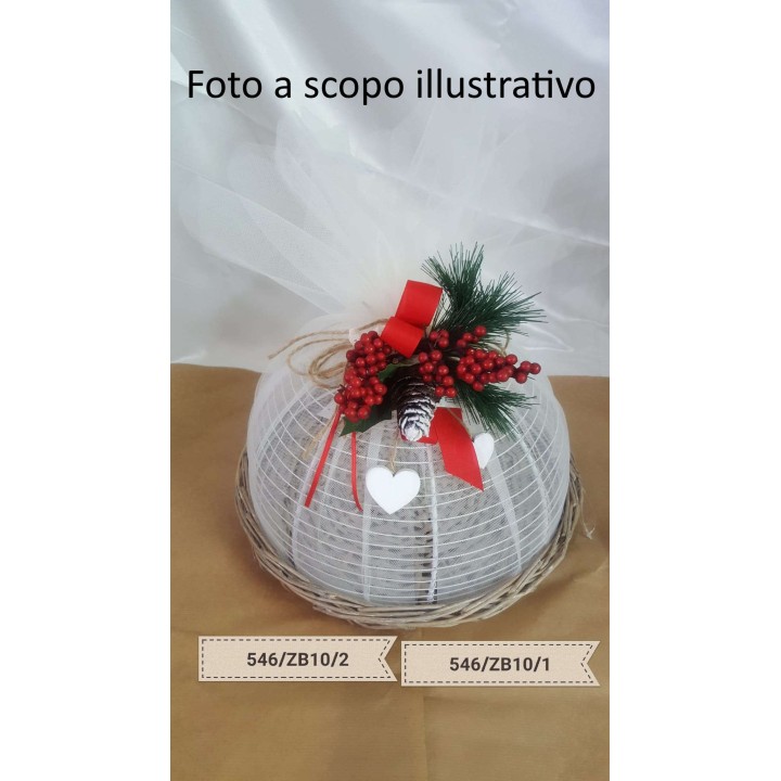 Cesto rete base+coperchio medio | CarinCasa