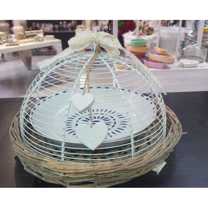 Cesto rete base+coperchio grande | CarinCasa