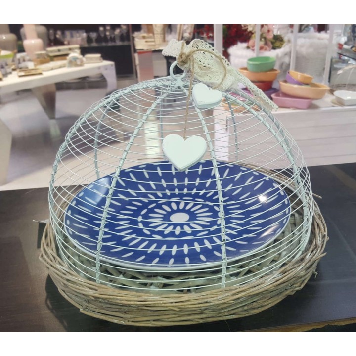 Cesto rete base+coperchio grande | CarinCasa