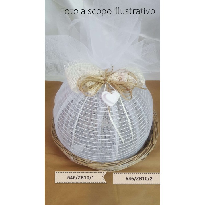 Cesto rete base+coperchio grande | CarinCasa