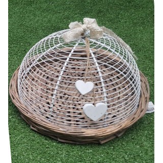 Cesto rete base+coperchio medio | CarinCasa