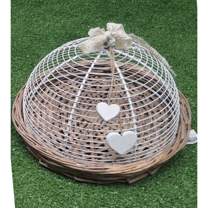 Cesto rete base+coperchio medio | CarinCasa