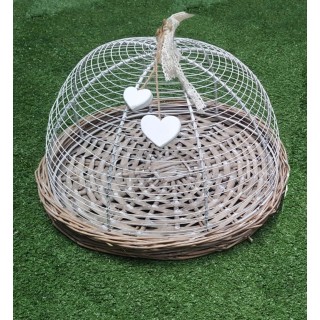 Cesto rete base+coperchio grande | CarinCasa