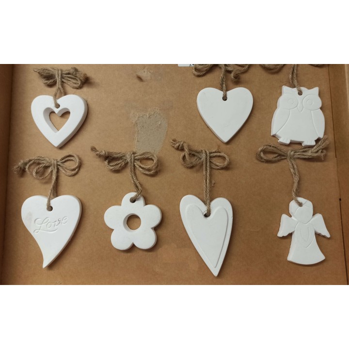 Decorazione in cemento da appendere
