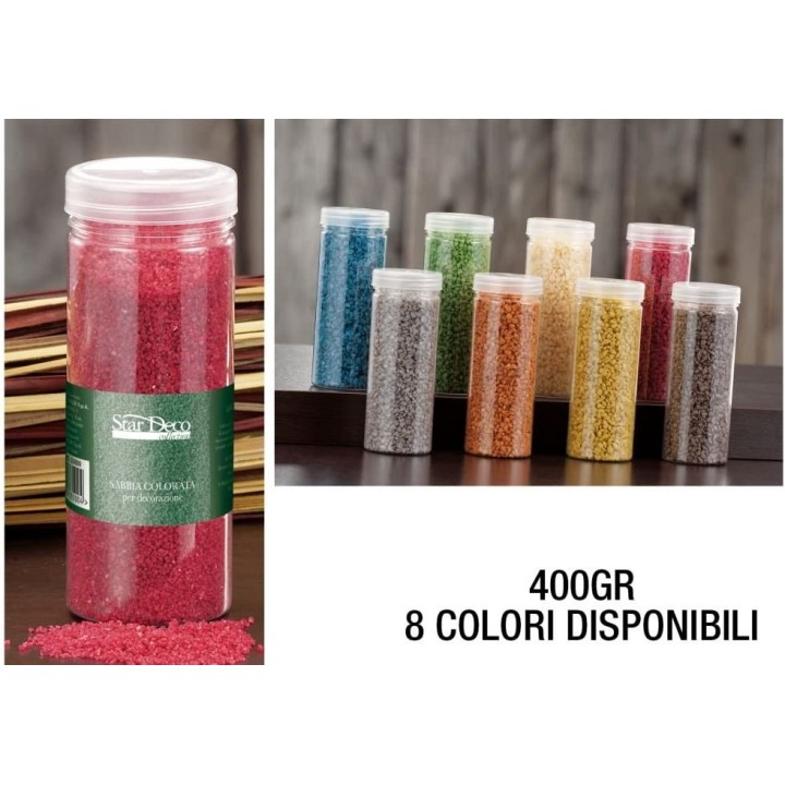 Sabbia colorata decorativa
