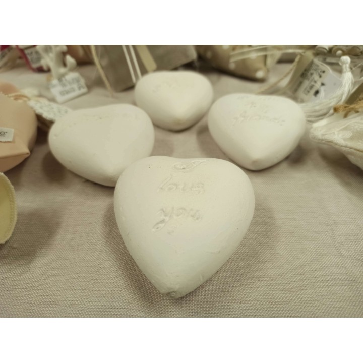 Cuore cemento ass4dec cm8,5x7,5xh | CarinCasa