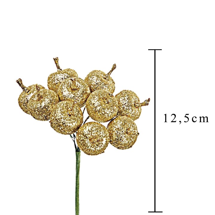 Pick mela glitter 12,5 cm | CarinCasa