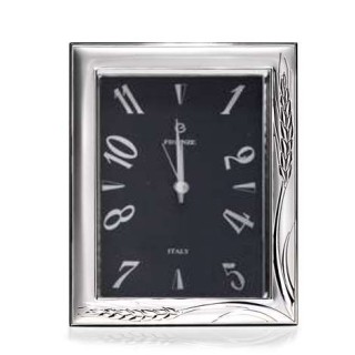 Sveglia in argento spiga 9x13 cm | CarinCasa