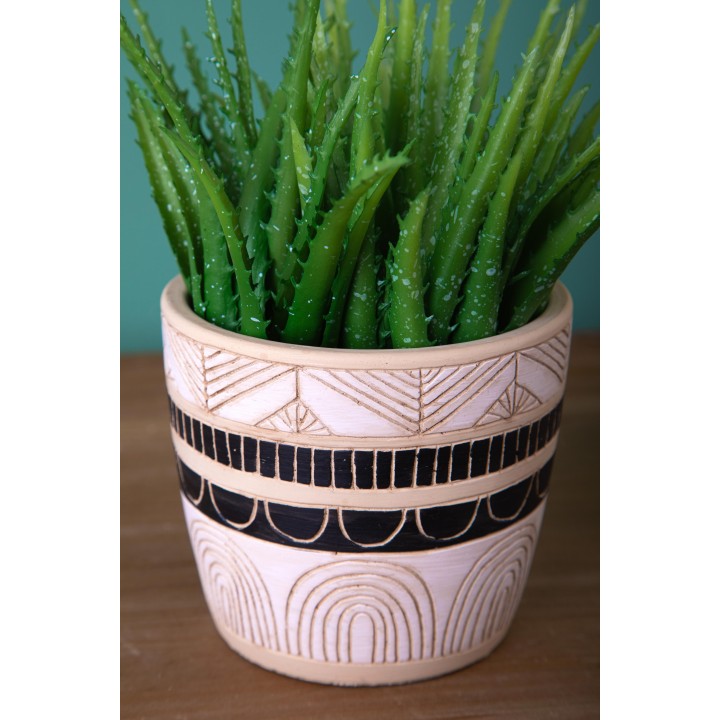 Cachepot righe 11 cm | CarinCasa