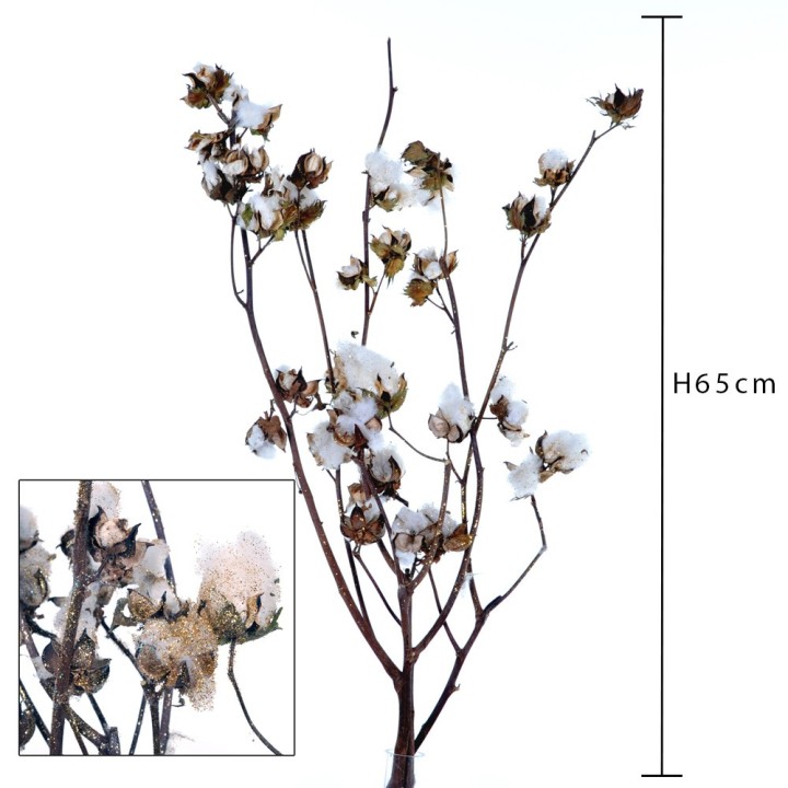 Cotone 2 rami 60/70 cm c/brillant | CarinCasa