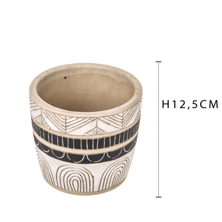 Cachepot righe 14 cm | CarinCasa