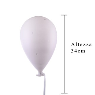 Palloncino vetro con filo 34 x 20 cm | CarinCasa