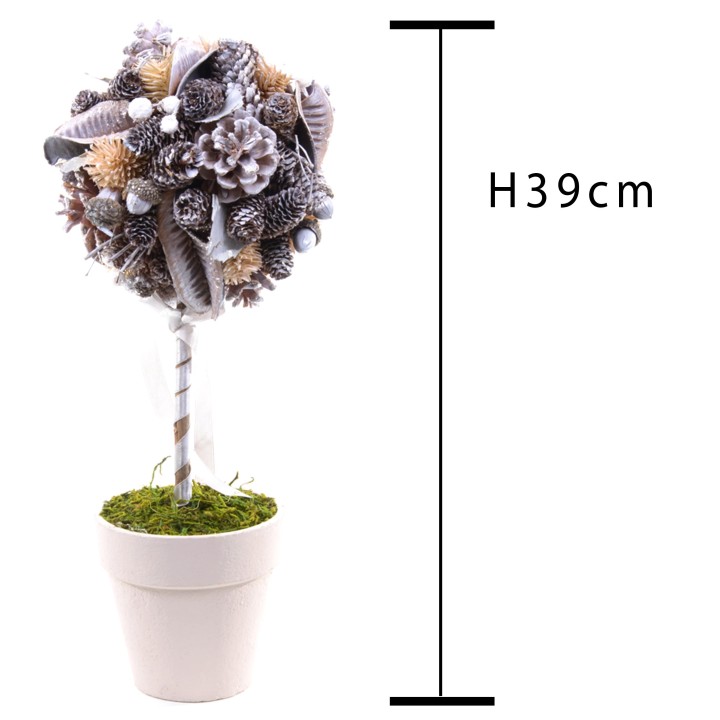 Albero palla c/vaso h.39 cm | CarinCasa