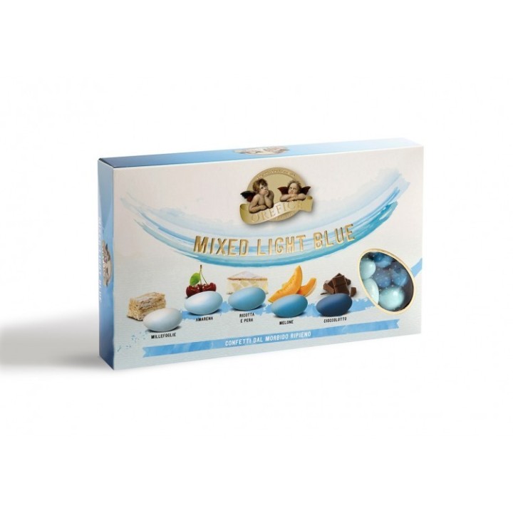 Mixed light blue 1 kg confetti orefice | CarinCasa