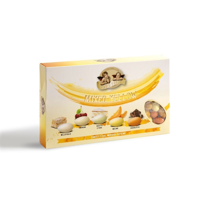 Mixed yellow 1 kg confetti orefice | CarinCasa
