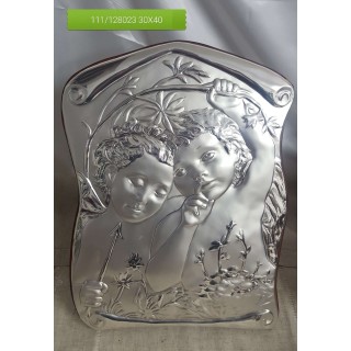 Sacro angioletti del silenzio in argento massiccio |…