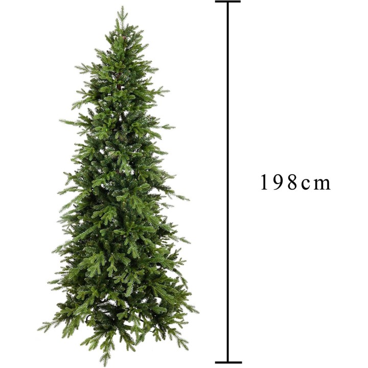 Albero verde Slim doug 198 cm | CarinCasa