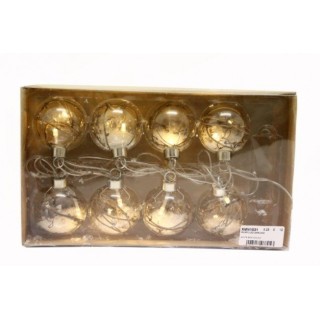 Luci natalizie a lampada 5 metri 8 pezzi led garland |…