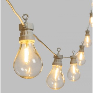 Catena party light 10 lampadine goccia led luce gialla |…