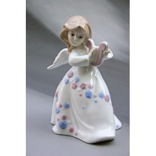 Bambolina con lira 8 cm | CarinCasa