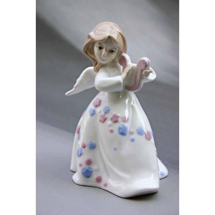 Bambolina con lira 8 cm | CarinCasa
