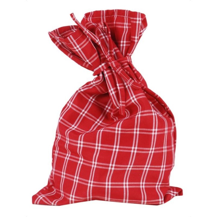 Sacchetto piccolo tessuto rosso | CarinCasa