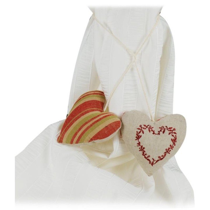 Lega tenda con cuori tess. Multicolor | CarinCasa