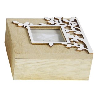 Scatola piccola albero della vita legno 12x5 cm | CarinCasa