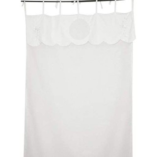 Tenda bianca con balza | CarinCasa