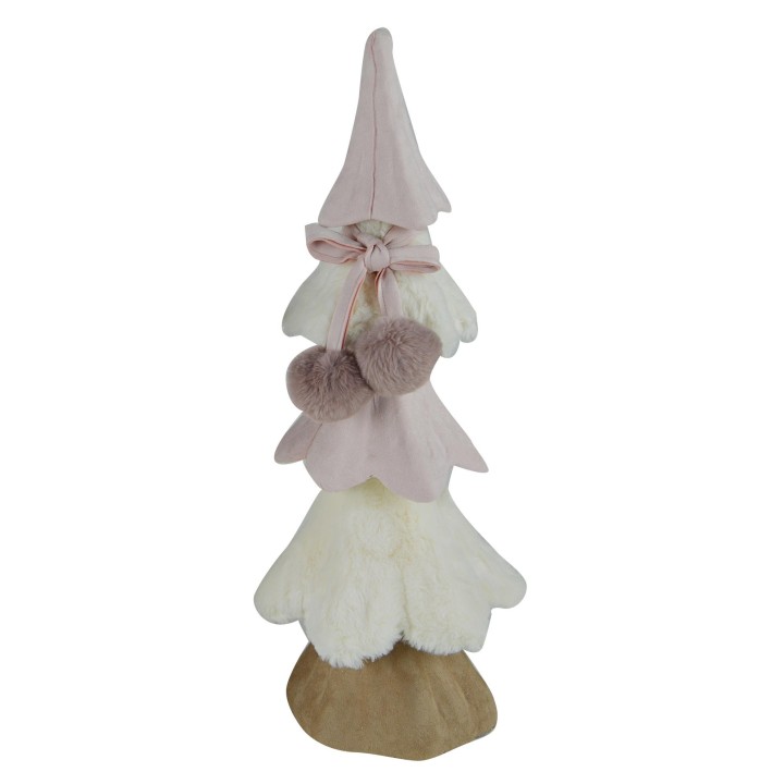 Albero natale pelliccia bianco-rosa piccolo 60 cm |…