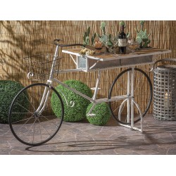 Fioriera a forma di bicicletta