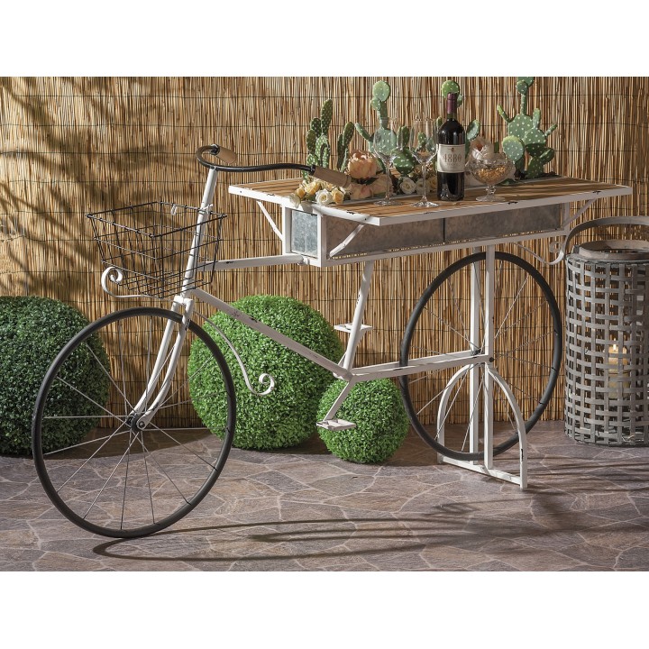 Fioriera a forma di bicicletta