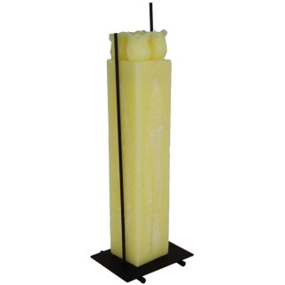 Candela alta con 4 rose piedistallo ferro cm. 24 x 20 h 72…