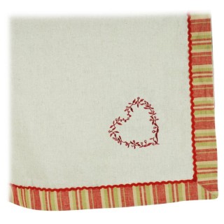 Tovaglietta quadra cn cuori | CarinCasa