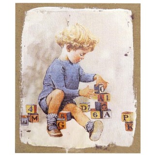 Quadro dis. Bimbo cm. 25 x 30 | CarinCasa