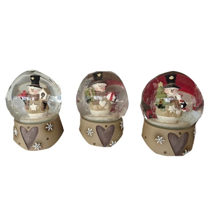 Waterball con cuore pupazzi grande 6,5 cm | CarinCasa